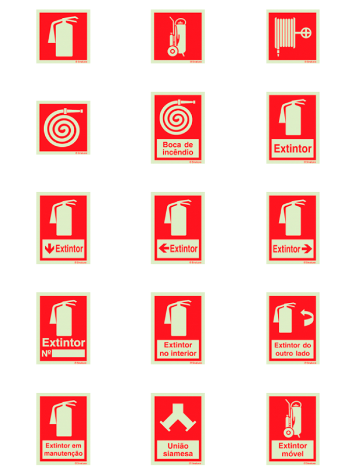Sinais de incêndio 