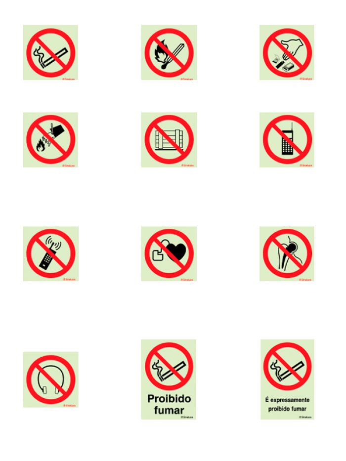 Sinais de proibição