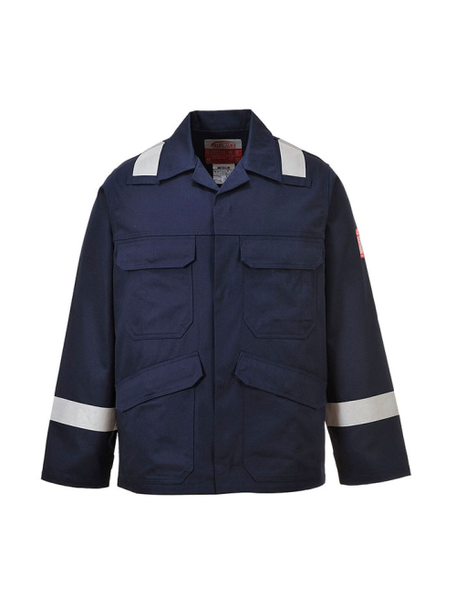 Casaco work c/ fitas refletoras