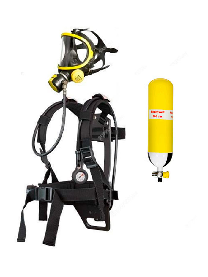 Máscara arika + Garrafa de aço 6L