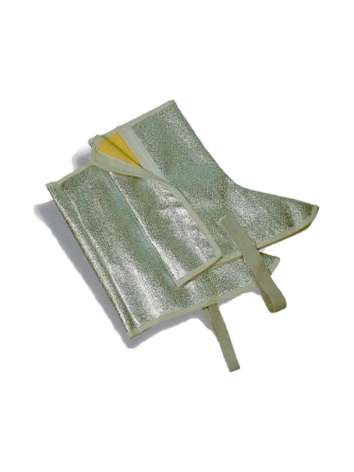 Polainas em fibra aramídica aluminizada