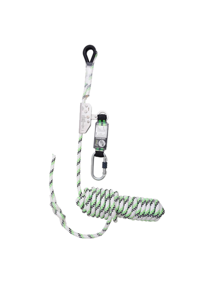 Linha de vida vertical c/ deslizador e travão