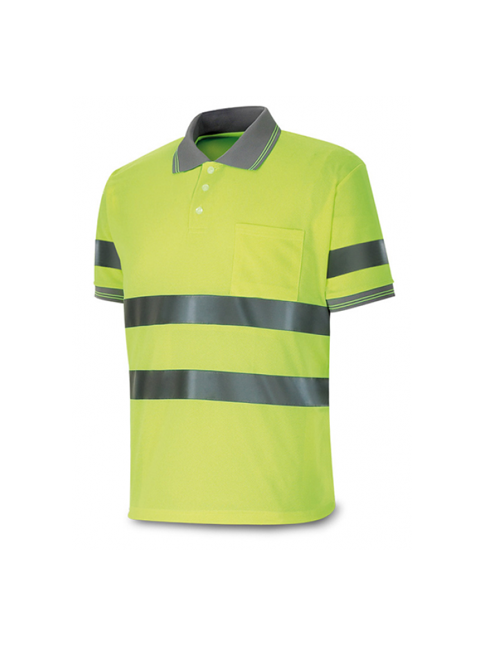 Polo de manga curta Hi-Vis