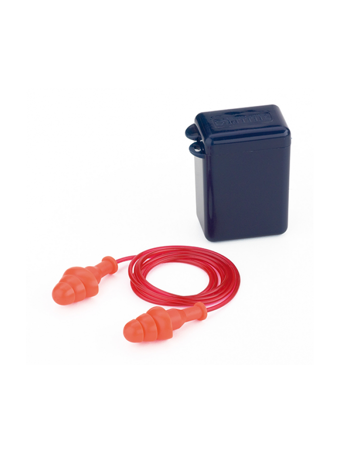 Tampões auditivos reutilizáveis c/ fio ''Ajuste Básico''