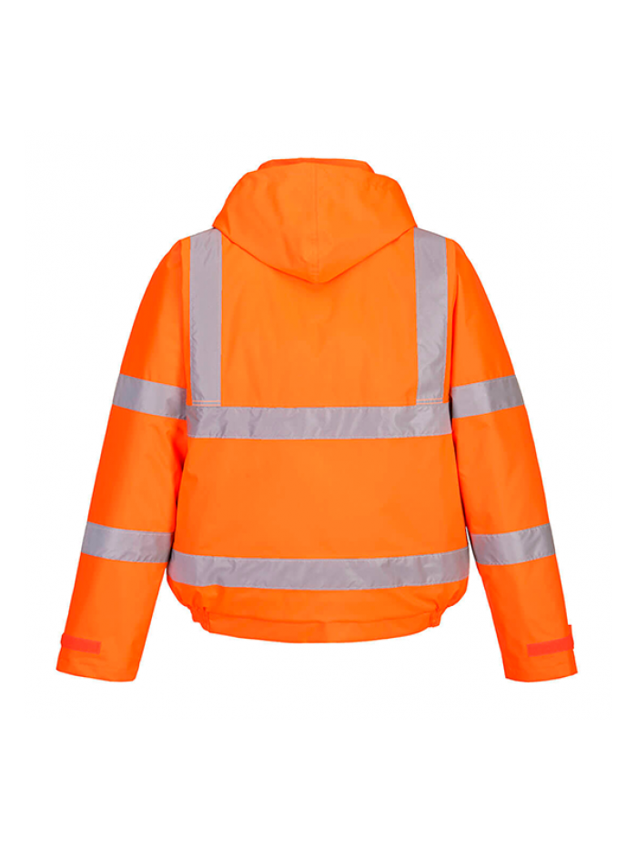 Blusão acolchoado Hi-Vis c/ mangas amovíveis 