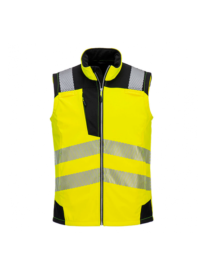 Colete softshell STRETCH Hi-Vis PW3