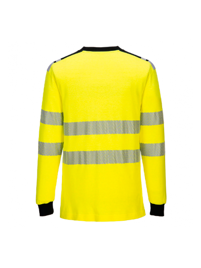 T-shirt de manga comprida Ignifuga Hi-Vis PW3