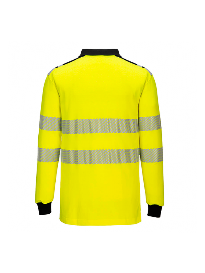 Polo de manga comprida Ignifuga Hi-Vis PW3