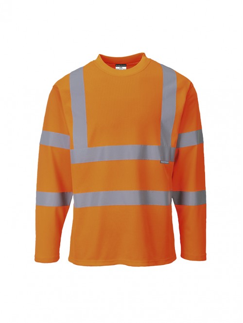 T-shirt de manga comprida Hi-Vis c/ fitas refletor...