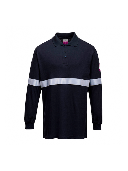 Polo de Manga Comprida Ignífugo e Antiestático c...