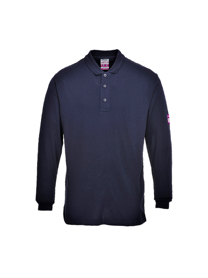 Polo de manga comprida Ignífugo e Antiestático