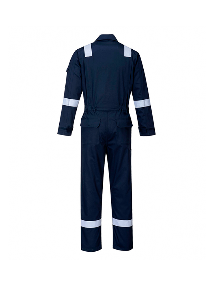 Fato de macaco ignifugo c/ fitas refletoras - mulher