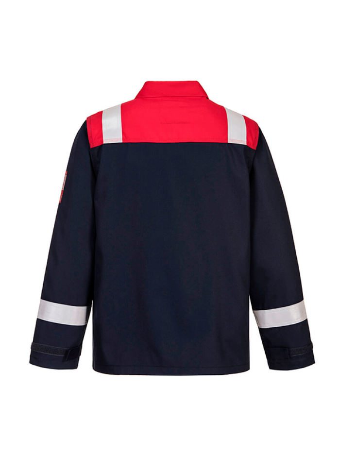 Casaco ignifugo work c/ fitas refletoras