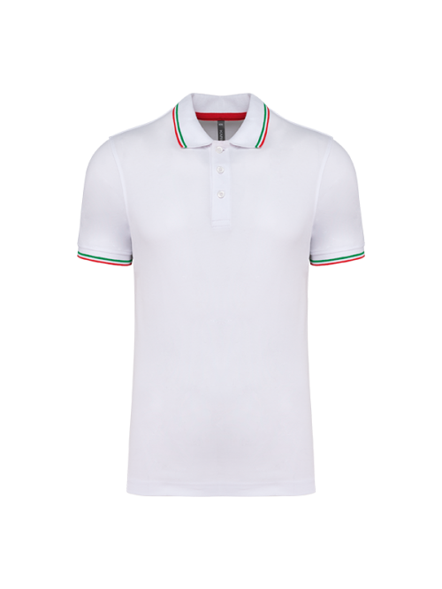 Polo manga curta bicolor K250