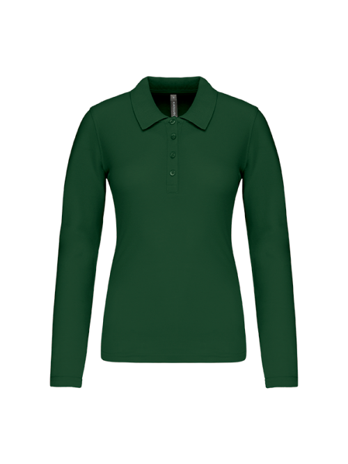 Polo manga comprida económico - Mulher