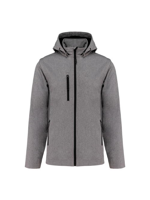 Softshell c/ capuz e mangas amovíveis