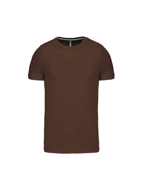 T-shirt manga curta decote redondo