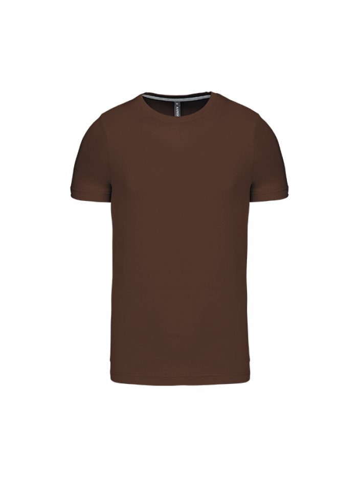 T-shirt manga curta decote redondo